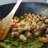 Italian Sausage & Pea Pasta with Parmesan, Olive Oil and Garlic - Image 2