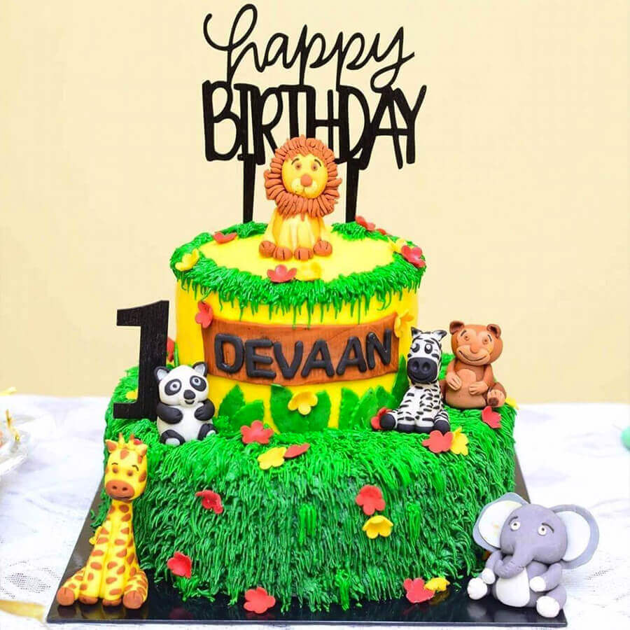 The Jungle Celebratory Cake